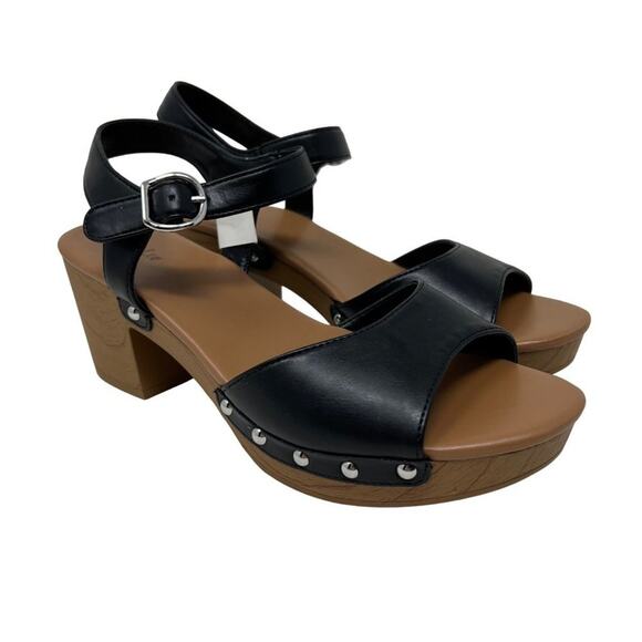 Style & Co Anddreas Platform Block Heel Studded Sandals 7.5 - Picture 1 of 8